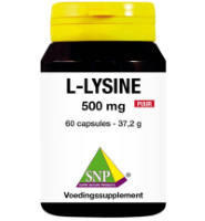 Snp L-lysine 500 Mg Puur (60ca)