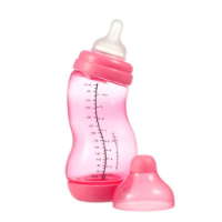 Difrax S-Fles Wide Donker Roze 310 ml