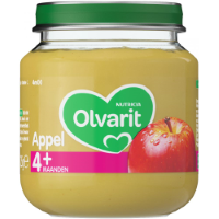 Olvarit 1e Fruithapje 4m Appel 125 gr