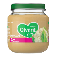 Olvarit 1e Groentehapje 4m Bloemkool 125 gr