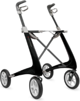 Ultralight Carbon Rollator Zwart - Large