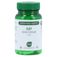 AOV 537 Zink Citraat 25mg (90 Capsules)